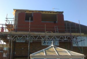 Part build loft conversion with rear dormer and gable extension