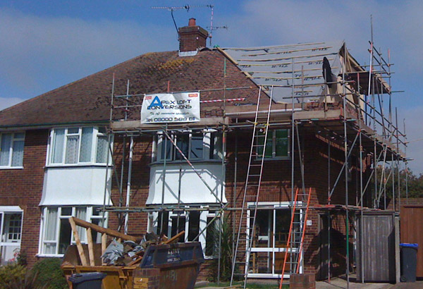 Semi-detached loft conversion in Worthing, Sussex